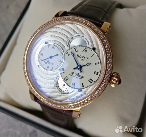 Мужские часы Bovet Fleurier Gold с инкрустацией