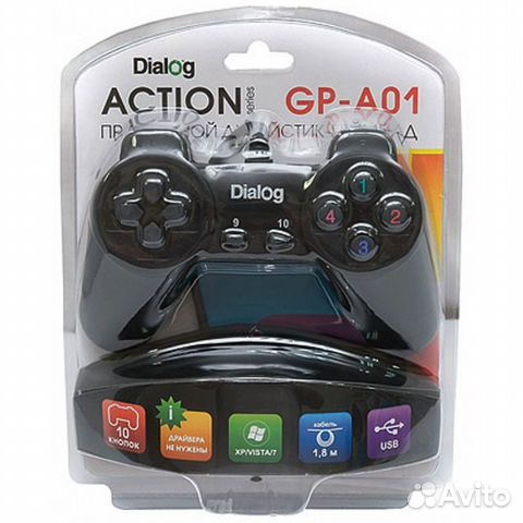 Геймпад dialog Action GP-A01 для пк и SP2/SP3