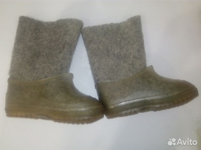 Валенки с силиконовыми галошами Валенки с силиконовыми галошами