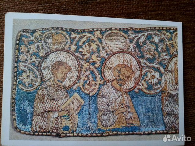 Русское золотное шитье, 24 открытки