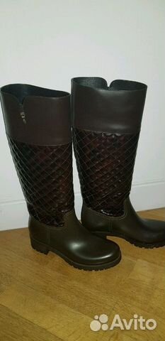 Сапоги резиновые Salvatore Ferragamo 40 размер