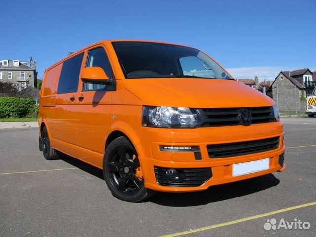 Накладка (юбка) на передний бампер ST VW T5 Накладка (юбка) на передний бампер ST VW T5