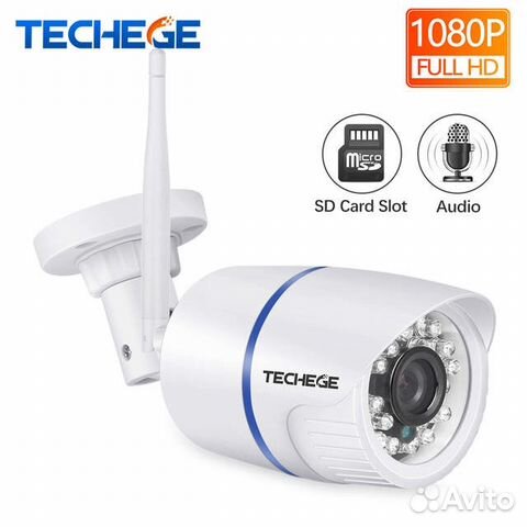 IP Wi-Fi Full HD камера со звуком 1080P microsd