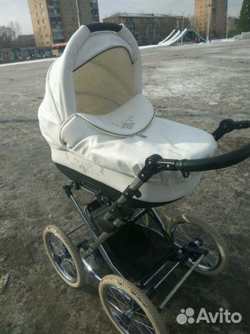 Коляска Lonex Julia Ecco2 в 1 кожаная Коляска Lonex Julia Ecco2 в 1 кожаная