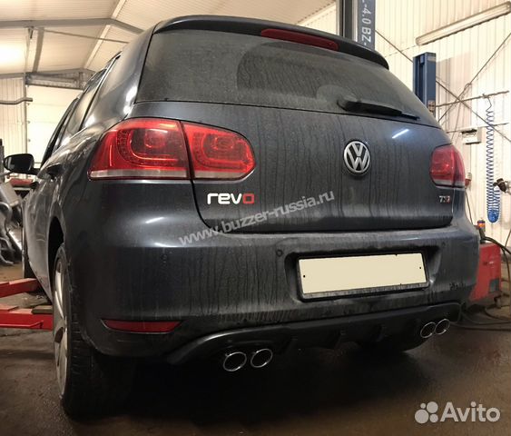 Насадка на глушитель Buzzer для VW Golf Насадка на глушитель Buzzer для VW Golf