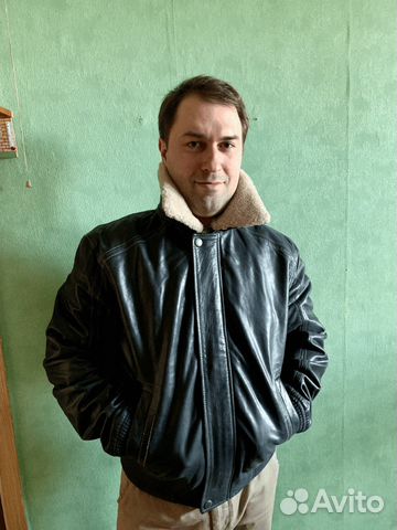 Куртка кожаная зимняя мужская Marc OPolo 48-50 ра