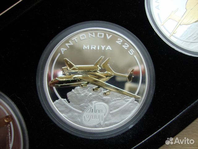 О-ва Кука 1 доллар 2008 Самолеты Антонов ан 5 шт