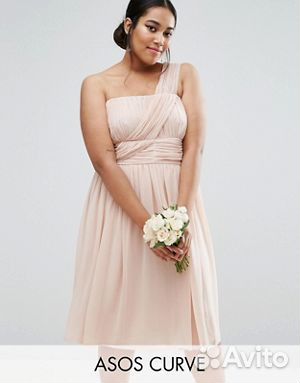 Платье на одно плечо ASOS petite wedding