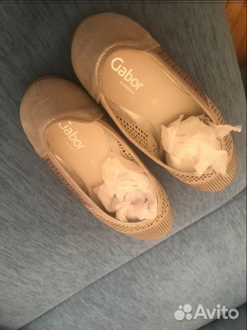Туфли новые Gabor 40-41 на широкую ногу