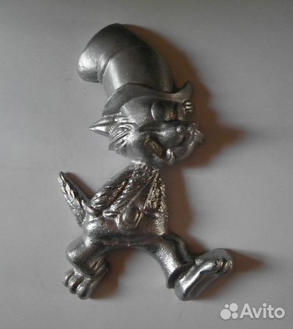 Кот в Сапогах-Украшение на стену- Алюминий