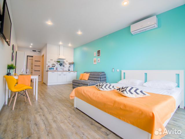 

Квартира-студия, 30 м², 2 кровати