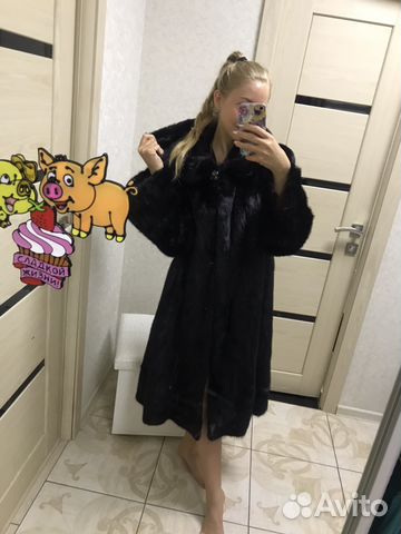 Продаётся шуба из норки чёрный бриллиант Продаётся шуба из норки чёрный бриллиант