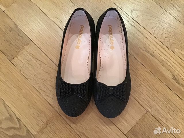Нарядные туфли-лодочки для девочки Pappulo