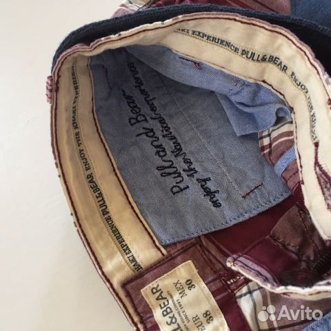 Шорты новые Pull and Bear, модель бордо (р.30)