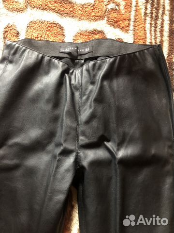 Кожаные брюки zara Кожаные брюки zara