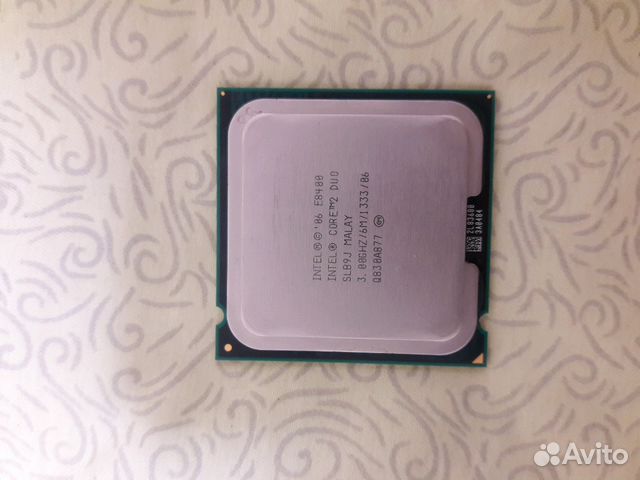 Intel cor 2 Dua E8400;два я дра по 3.0 Hz