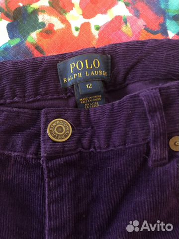 Вельветовые джинсы 12 лет Ralph Lauren Вельветовые джинсы 12 лет Ralph Lauren