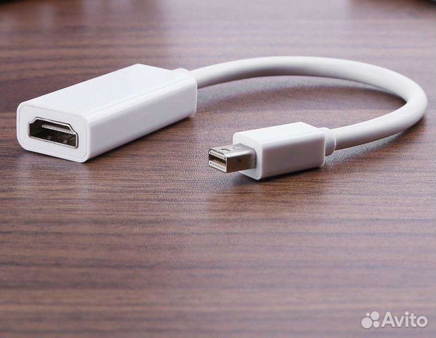 Переходник DisplayPort thunderbolt mini DP на hdmi Переходник DisplayPort thunderbolt mini DP на hdmi