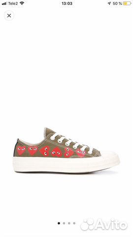 Кеды Converse x Comme des garcons play Оригинал Кеды Converse x Comme des garcons play Оригинал