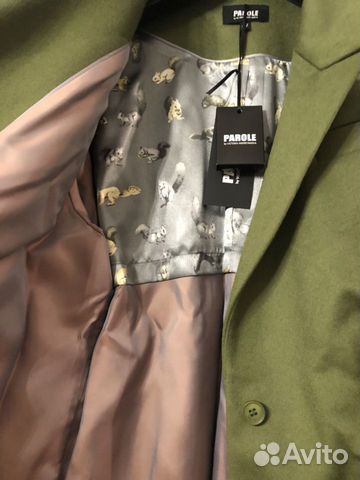 Пальто-жакет шерстяной parole