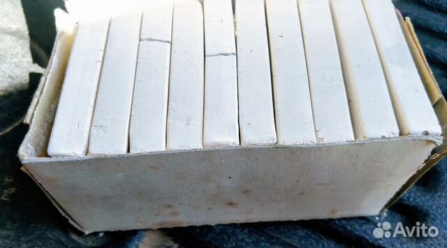 Мелки белые школьные советские, 50 штук