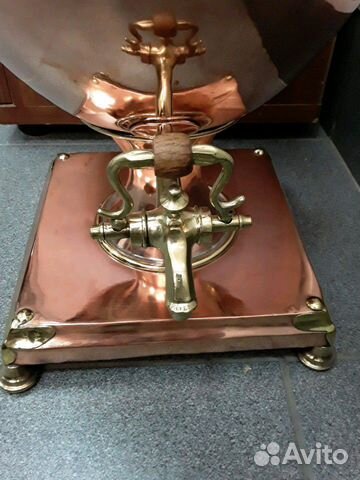 Самовар угольный на дровах 5 л Медный