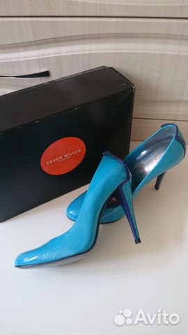 Голубые туфли Karen Millen Голубые туфли Karen Millen