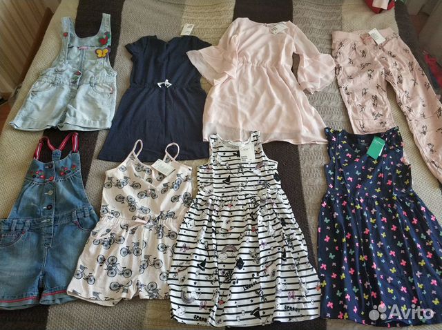 Новые платья, комбинезоны, штаны H&M 134-140 Новые платья, комбинезоны, штаны H&M 134-140