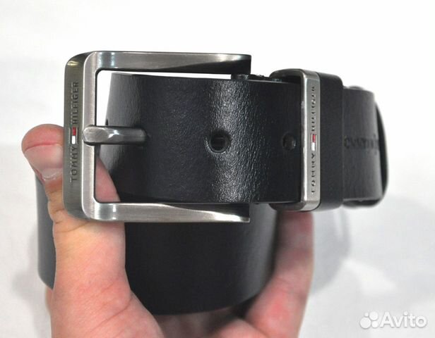 Мужской ремень / Tommy Hilfiger / новый (черный)