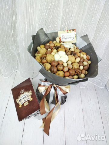 Мужской букет Ореховый букет Букет для мужчины Мужской букет Ореховый букет Букет для мужчины
