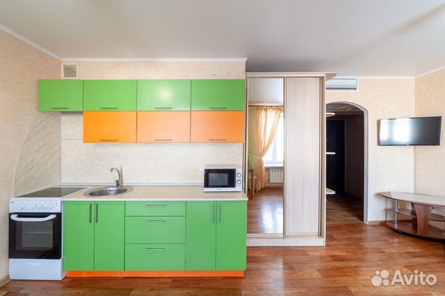 

1-к. квартира, 45 м², 2 кровати