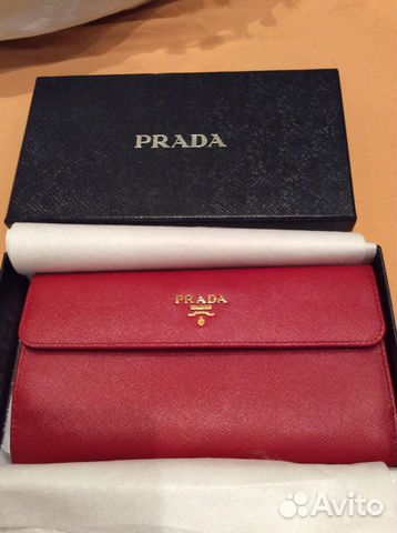 Кошелек Prada совершенно новый Оригинал