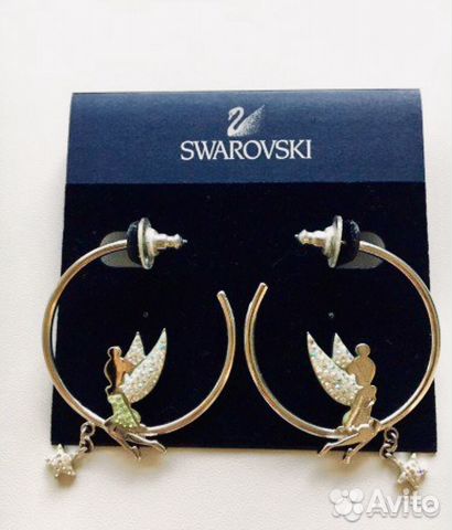 Swarovski серьги кольца оригинал Swarovski серьги кольца оригинал