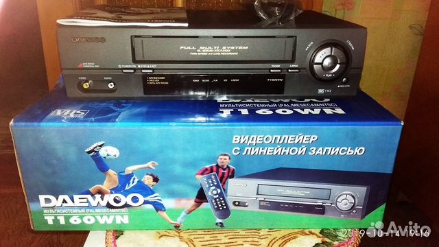 Видеомагнитофон daewoo T160 WN