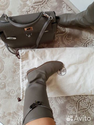 Hermes Kelly и сапоги