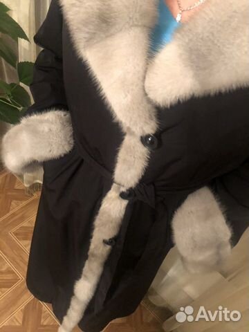 Плащ на меховой подстёжке