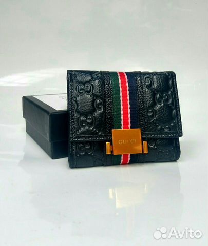 Кошелек Gucci кожаный женский черный новый Кошелек Gucci кожаный женский черный новый
