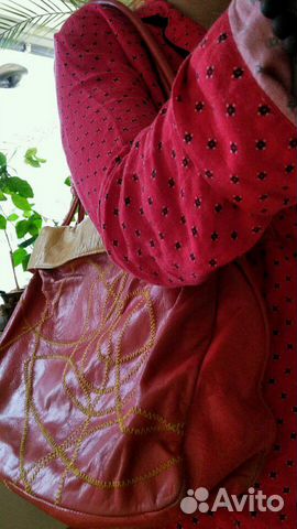 Сумка кожаная Coccinelle