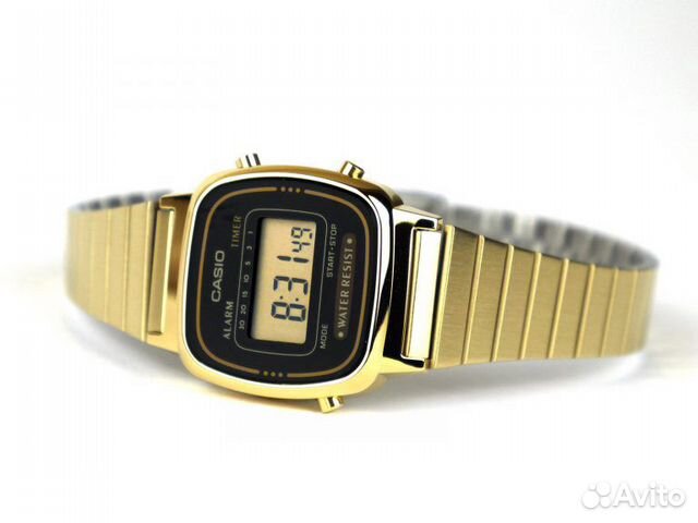 Часы женские, электронные Casio LA-670WGA-1 Часы женские, электронные Casio LA-670WGA-1
