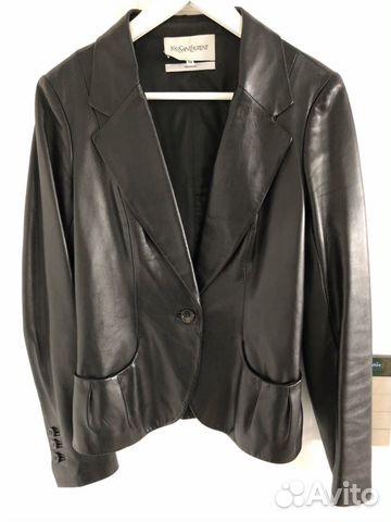 Куртка кожаная Yves Saint Laurent, оригинал Куртка кожаная Yves Saint Laurent, оригинал