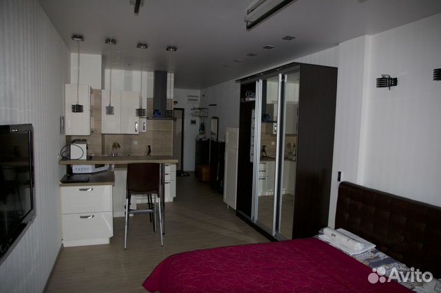 

Квартира-студия, 34,5 м², 1 кровать