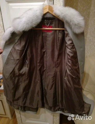 Шуба мутон с отделкой