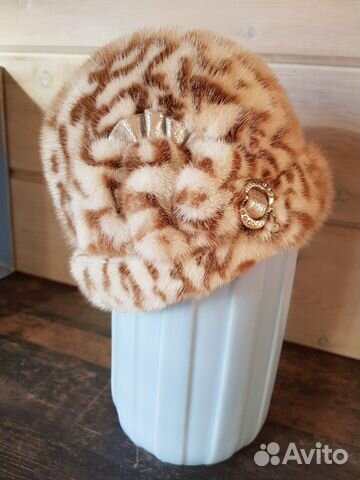 Шапка норковая новая Avenu