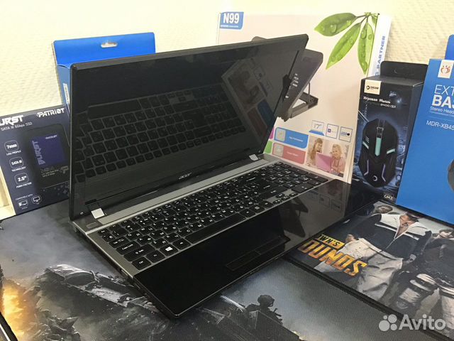 Игровой ноутбук Acer A10-4e/4RAM/1000HDD/Radeon 67