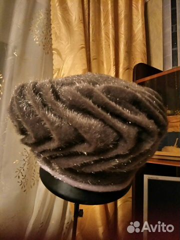 Зимняя новая шапка, серого цвета Зимняя новая шапка, серого цвета