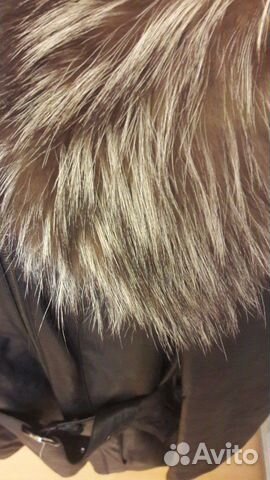 Зимняя кожаная куртка с натуральным мехом Зимняя кожаная куртка с натуральным мехом