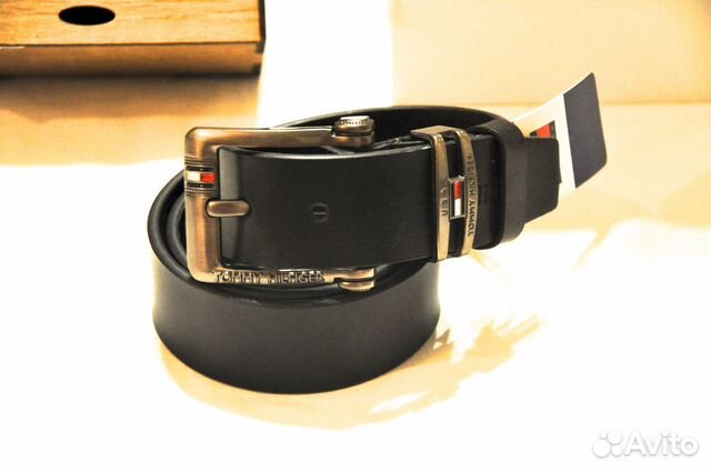 Мужской ремень / Tommy Hilfiger / новый (черный)