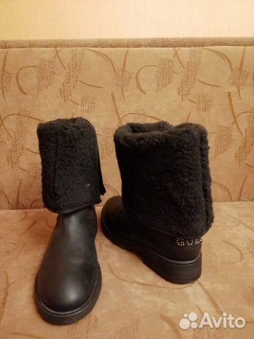 Сапоги кожа Guess Италия осень/зима