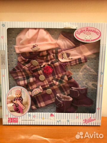 Одежда для куклы Baby Annabell зима оригинальная