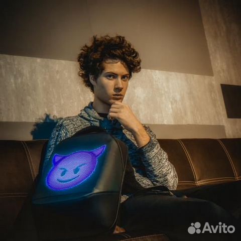 Популярный рюкзак с LED экраном